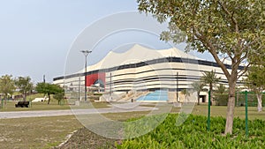 Al Khor, Qatar- March 03 2022:One of the venues of FIFA WORLDCUP 2022, Al Bayt Stadium