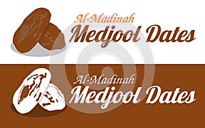 Al-madinah Medjool Dates Logo Design photo