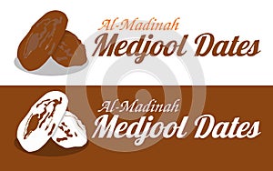 Al-madinah Medjool Dates Logo Design