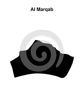 Al Marqab outline map