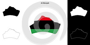 Al Marqab outline map