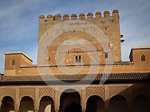 Al Nasrid building at Alhambra fortress