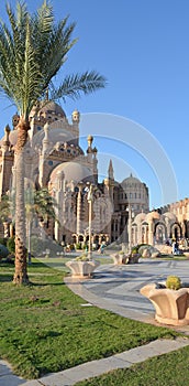 Al Sahaba Mosque in the Old Town of Sharm El Sheikh, Egypt.