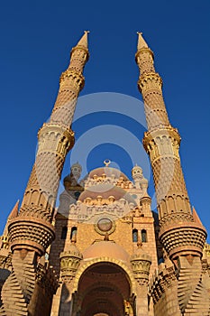 Al Sahaba Mosque in the Old Town of Sharm El Sheikh, Egypt.