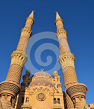 Al Sahaba Mosque in the Old Town of Sharm El Sheikh, Egypt.