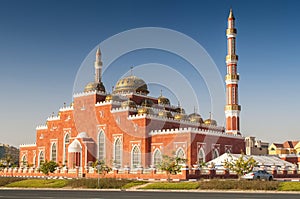 Al Salam Mosque in Al Barsha, Dubai, United Arab Emirates