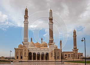 Al Saleh mosque in Sanaa, Yemen