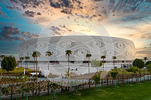 Al Thumama Stadium, one of the venues for the FIFA World Cup 2022 Qatar football tournament