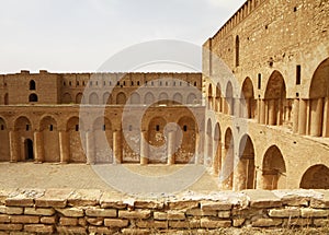 Al Ukhaidir desert fortress near Karbala in Iraq. photo