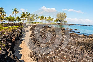 Ala Kahakai National Historic Trail On Kuhio Beach