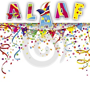 Alaaf Confetti Ribbons