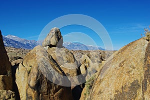 Alabama Hills and Sierra Nevada