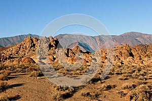 Alabama Hills, Sierra Nevada Mountains, California, USA