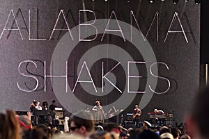 Alabama Shakes in concert at the Panorama Music Festival in New York