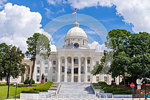 Alabama State Capitol building in Montgomery Alabama