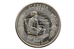 Alabama State Quarter Coin