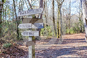 Walking Trail Directional Sign
