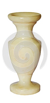 Alabaster marble onyx vase or urn
