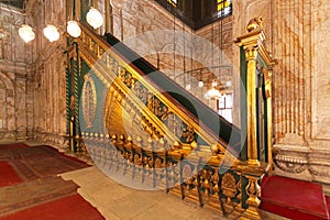 Alabaster Mosque Minbar photo