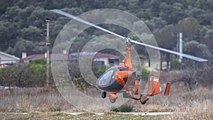 Microlight in Flight