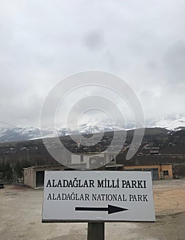 Aladaglar National Park Entrance
