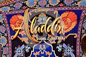 Aladdin premiere at El Capitan Theatre