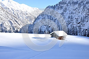 Alps winter chalet 2 photo