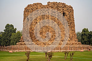 Alai Minar is an unfinished, incompleted monument within the Qutb Minar complex in New Delhi