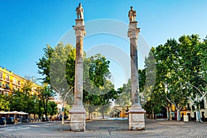 Alameda de Hercules in Seville, Andalusia photo