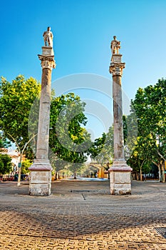 Alameda de Hercules in Seville, Andalusia photo