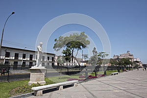 The Alameda de los Descalzos is an important mall, built in 1770 located in the Rimac district in the city of Lima,