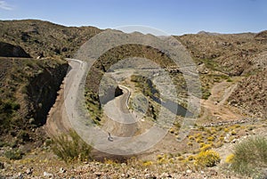 Alamo lake state park. Road to Williams river