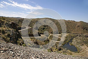 Alamo lake state park. Road to Williams river