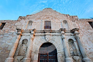 Alamo mission at dawn