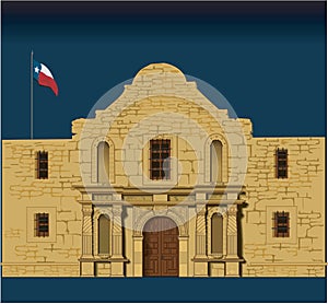 Alamo Vector Illustration