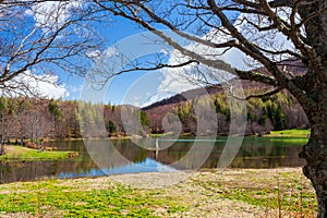 alamone lake. National park of Appennino Tosco-EmilianoC