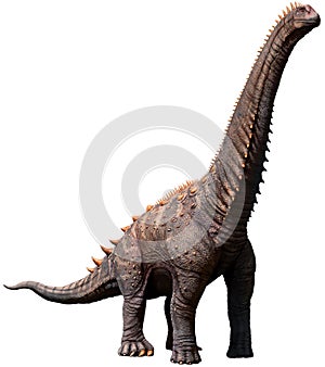 Alamosaurus dinosaur 3D illustration