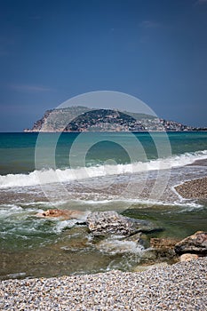 Alanya beach in Turkey