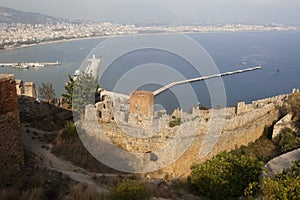 Alanya castle view