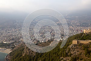 Alanya castle view