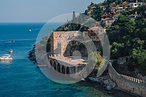 Alanya city, Turkey, view from red tower