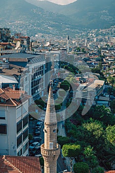 Alanya city, Turkey, view from red tower