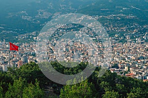 Alanya city, Turkey, view from red tower