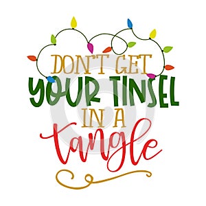 Don`t get your tinsel in a tangle photo