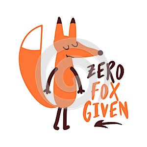 Zero fox given forgiven photo