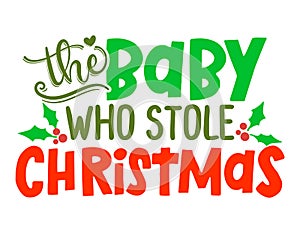 The Baby, who stole Christmas photo