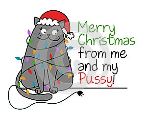 Merry Christmas from me and my pussy photo