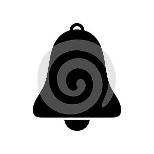 Alarm bell icon, service handbell. Vector illustration