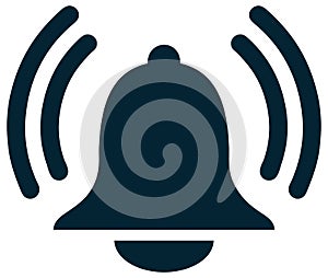 Alarm Bell Sign, Vector Illustration.