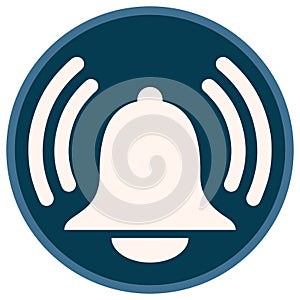 Alarm Bell Sign, Vector Illustration.